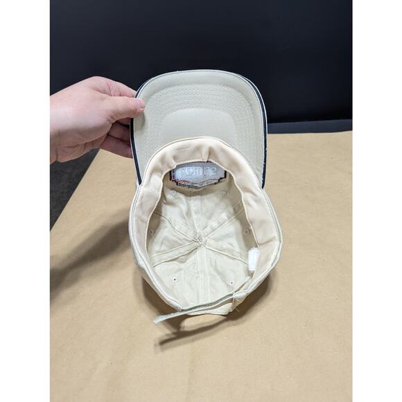 Vintage Y2K NASCAR Jimmie Johnson Baseball Cap Hat Tan Khaki Cars Racing 2000s - Picture 4 of 4